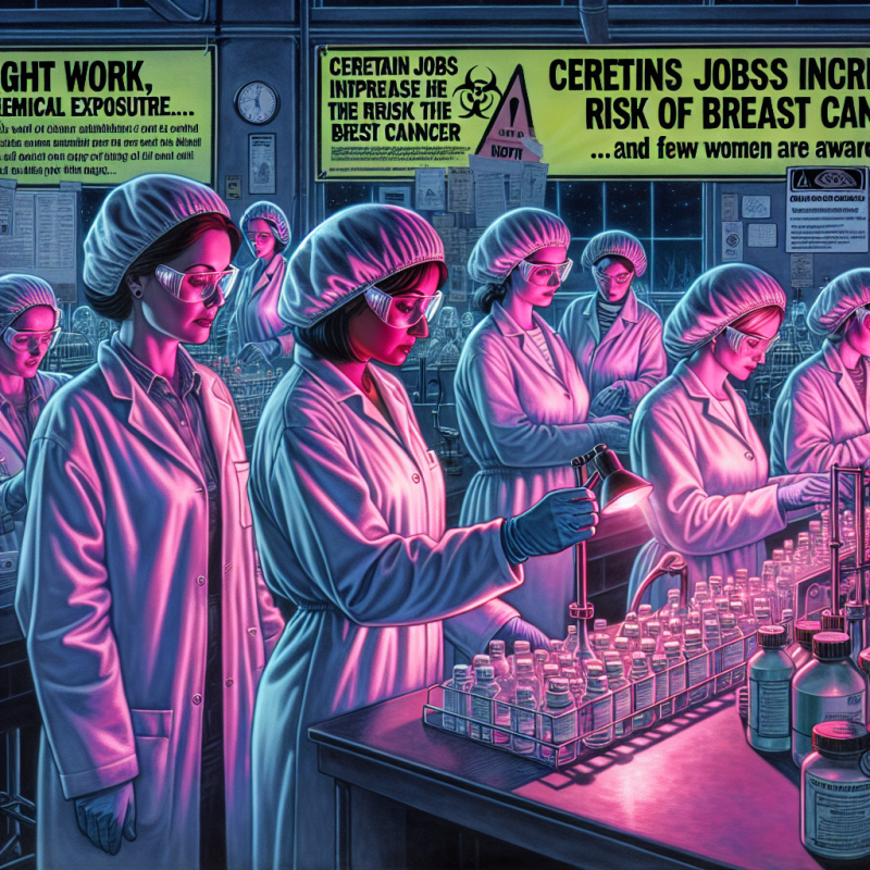 Illustration of Travail de nuit, produits chimiques... Certains métiers multiplient le risque de cancer du sein (et peu de femmes sont au courant)
