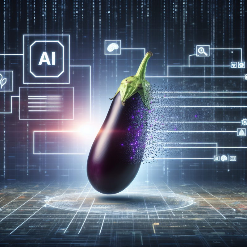Illustration of LADA - L'IA qui dé-pixelise les aubergines | Le site de Korben