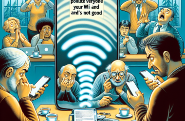 Illustration of Votre iPhone pollue le Wi-Fi de tout le monde et ça c'est moche | Le site de Korben