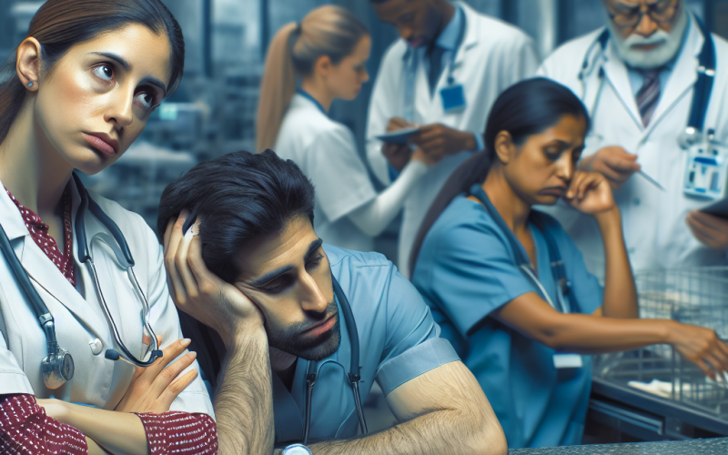 Illustration of "J'ai fini par tomber en dépression": sollicités car plus compétents, les aidants qui sont en même temps professionnels de santé sont au bout du rouleau