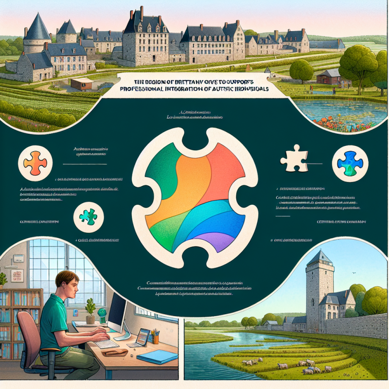 Illustration of Bretagne : la Région accorde une subvention en faveur de l’insertion professionnelle des personnes autistes - Centre Inffo