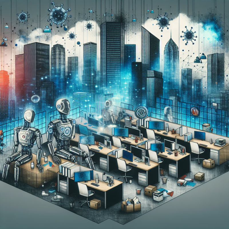 Illustration of Amazon, Goldman Sachs, Microsoft… Ces grosses boîtes qui ont déjà commencé à licencier à cause de l’intelligence artificielle