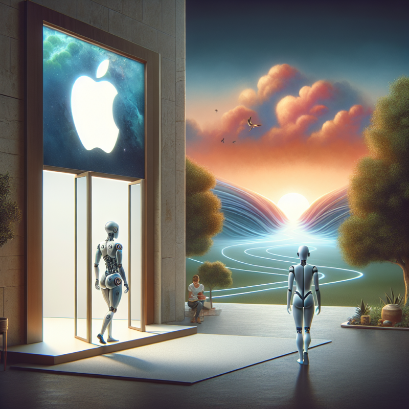 Illustration of Il n'est pas trop tard pour qu'Apple réussisse son entrée dans l'IA