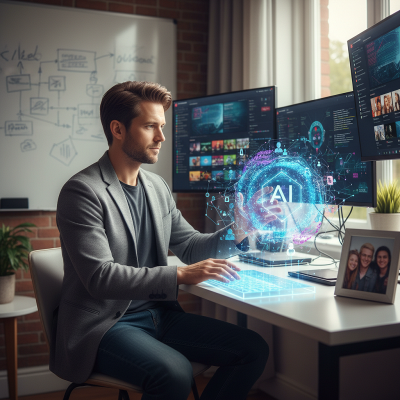 Illustration of Un ancien stratège de contenu de MrBeast construit un outil d'IA pour l'idéation et l'analyse des créateurs