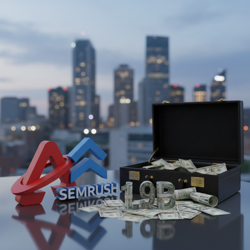 Illustration of Adobe va racheter Semrush pour 1,9 milliards de dollars