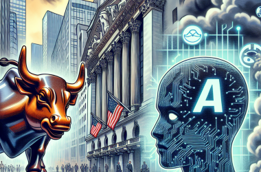 Illustration of Wall Street perd-elle confiance en l'IA ?