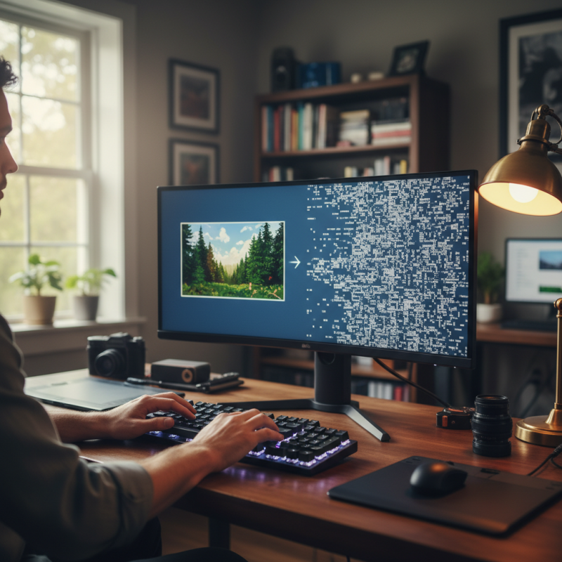 Illustration of Itoa - Pour convertir une image en ASCII Art | Le site de Korben