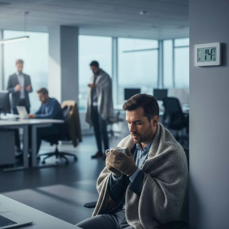 Illustration of Température minimale au bureau : quels droits pour les salariés ?