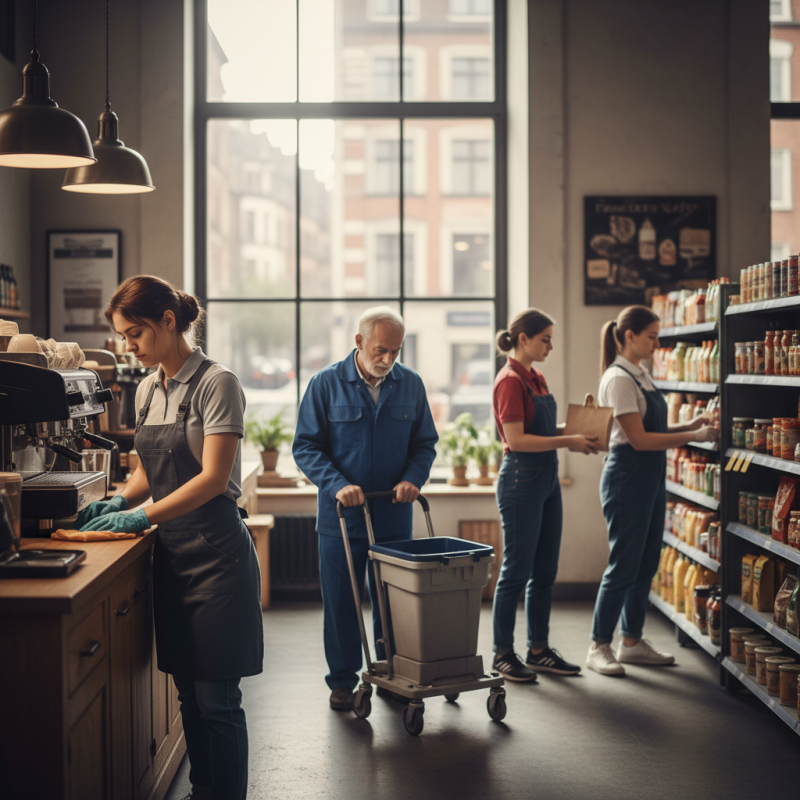Illustration of 12,4% des salariés sont payés au Smic contre 17% au pic en 2023 : quel est le profil type de ceux qui travaillent pour 11 euros 88 de l'heure ?