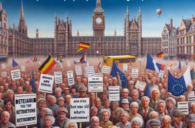 Illustration of "La démographie prend en otage les démocraties": le psychodrame des retraites ce n'est pas qu'en France, partout en Europe les peuples réclament ce qu'on leur a promis