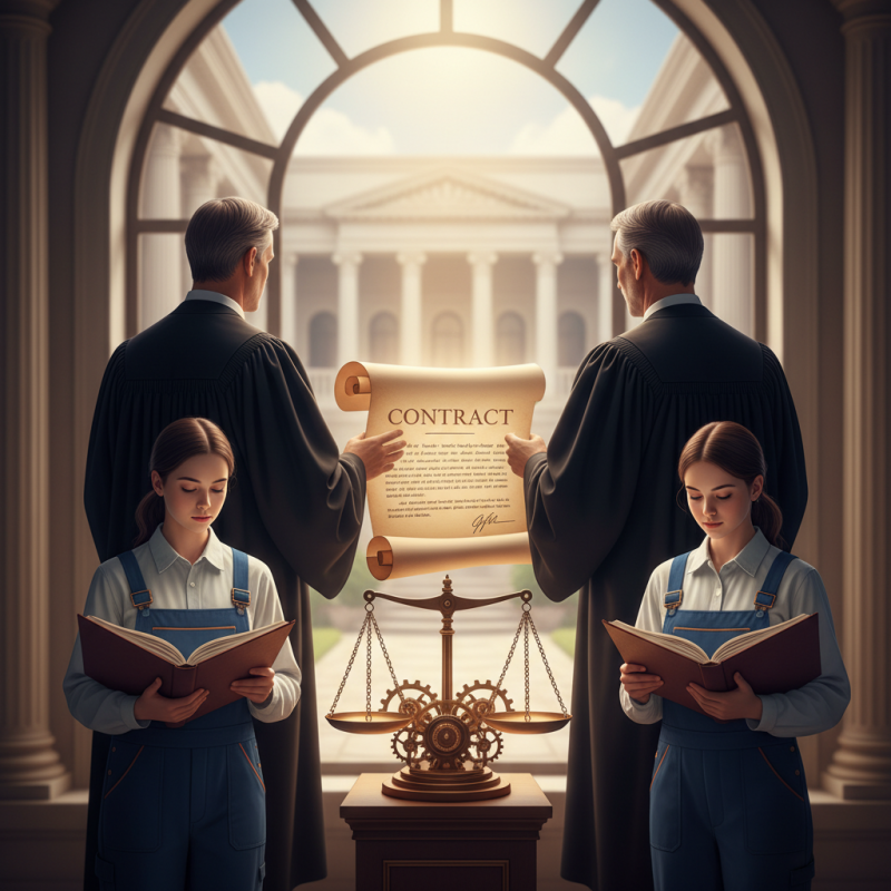 Illustration of L'exécution du contrat d'apprentissage sous le regard des juges du fond - Centre Inffo