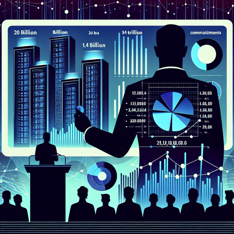 Illustration of Sam Altman annonce qu'OpenAI a un chiffre d'affaires annuel de 20 milliards de dollars et environ 1,4 trillion de dollars d'engagements pour des centres de données