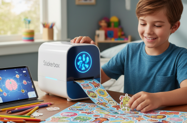 Illustration of Test du Stickerbox : le fabricant d'autocollants alimenté par l'IA pour enfants