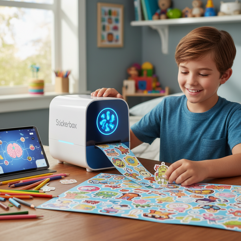 Illustration of Test du Stickerbox : le fabricant d'autocollants alimenté par l'IA pour enfants