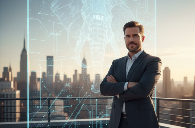 Illustration of a16z-backed super PAC is targeting Alex Bores, sponsor of New York’s AI safety bill — he says bring it on