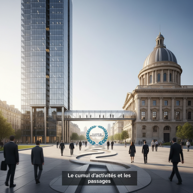 Illustration of Le cumul d’activités et les passages entre les secteurs public et privé | Le portail de la fonction publique