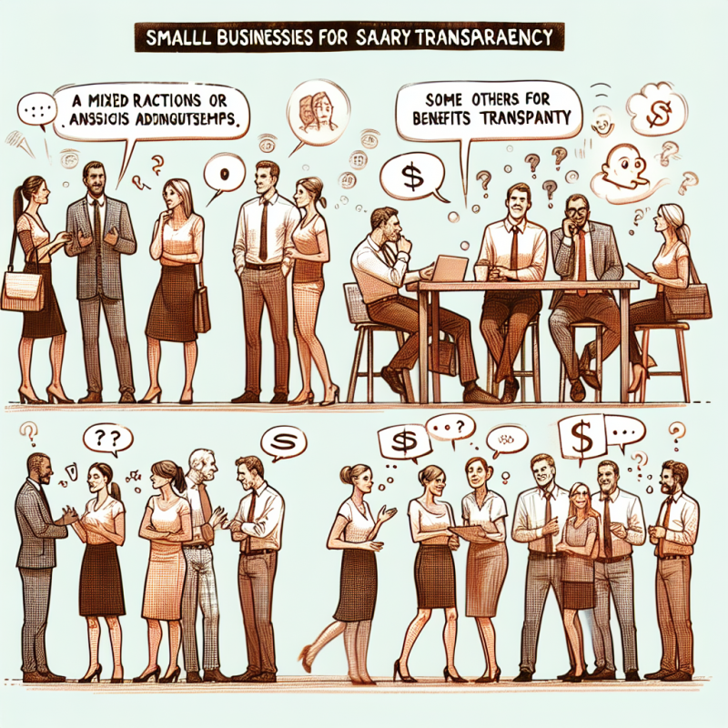 Illustration of "Je suis inquiet, ça risque de créer des tensions": comment les petites et les grandes entreprises se préparent à devenir plus transparentes sur les salaires