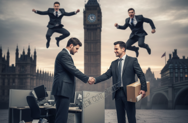 Illustration of Au Royaume-Uni, on peut licencier un salarié et le réembaucher immédiatement à des conditions moins favorables : le gouvernement veut limiter cette pratique ce qui fait bondir les patrons