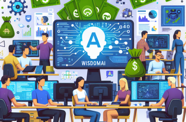 Illustration of La startup d'IA WisdomAI a levé 50 millions de dollars supplémentaires, dirigée par Kleiner et Nvidia