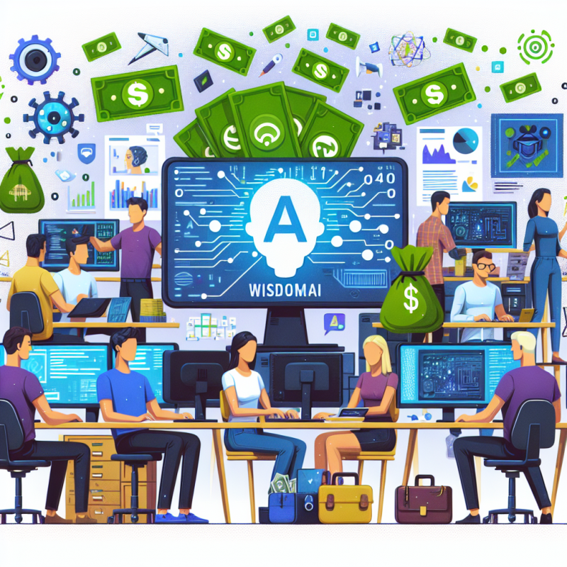 Illustration of La startup d'IA WisdomAI a levé 50 millions de dollars supplémentaires, dirigée par Kleiner et Nvidia