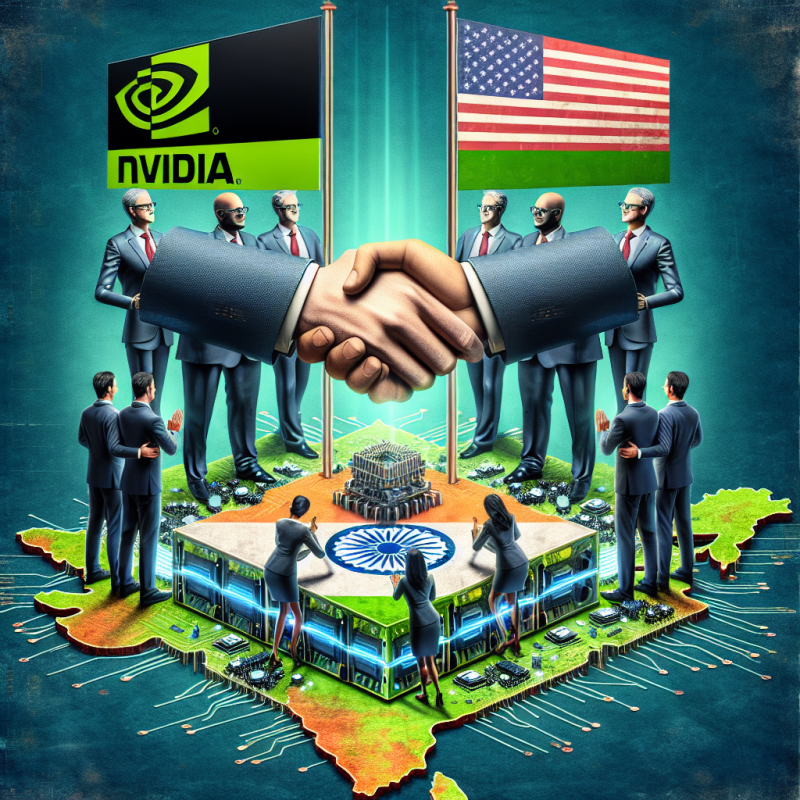 Illustration of Nvidia et Qualcomm rejoignent des VCs américains et indiens pour aider à construire les prochaines startups deep tech en Inde