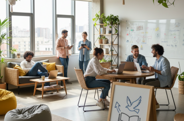 Illustration of Congés payés illimités, autonomie complète, pas de chefs... Travailler dans une "entreprise libérée", comment ça se passe ?