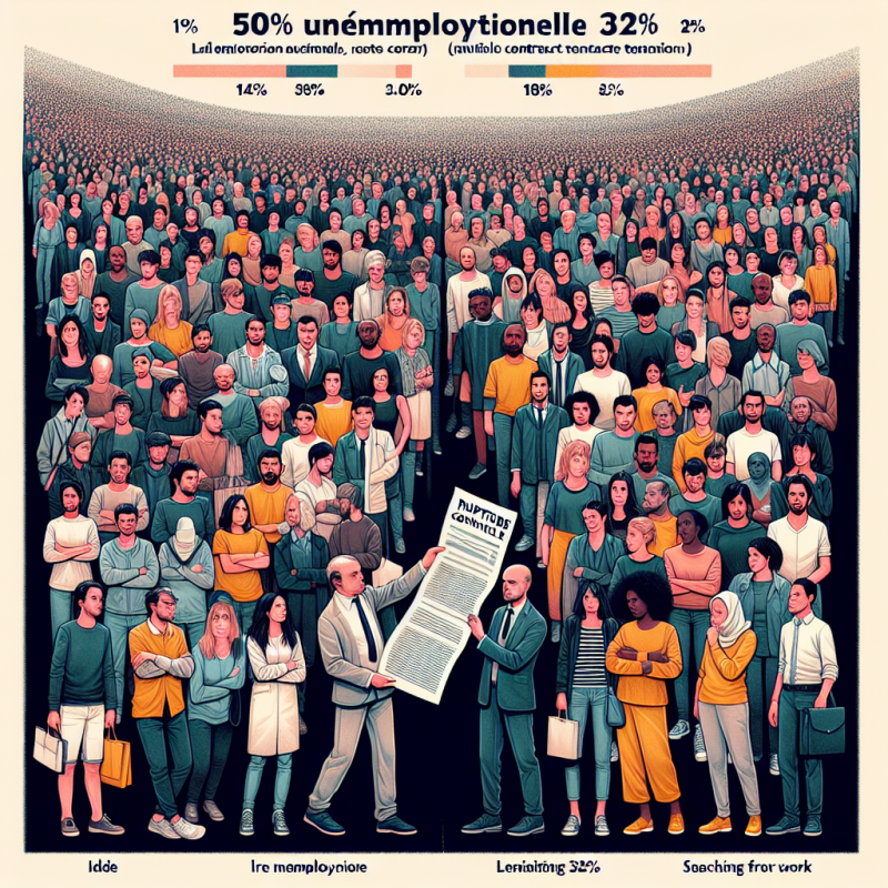 Illustration of La moitié d'entre eux travaillent, 18% ont obtenu une rupture conventionnelle: qui sont les chômeurs aujourd'hui en France?