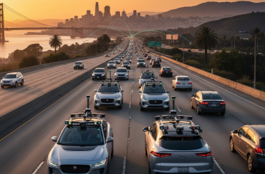 Illustration of Waymo obtient l'autorisation réglementaire d'étendre ses services dans la baie de San Francisco et le sud de la Californie