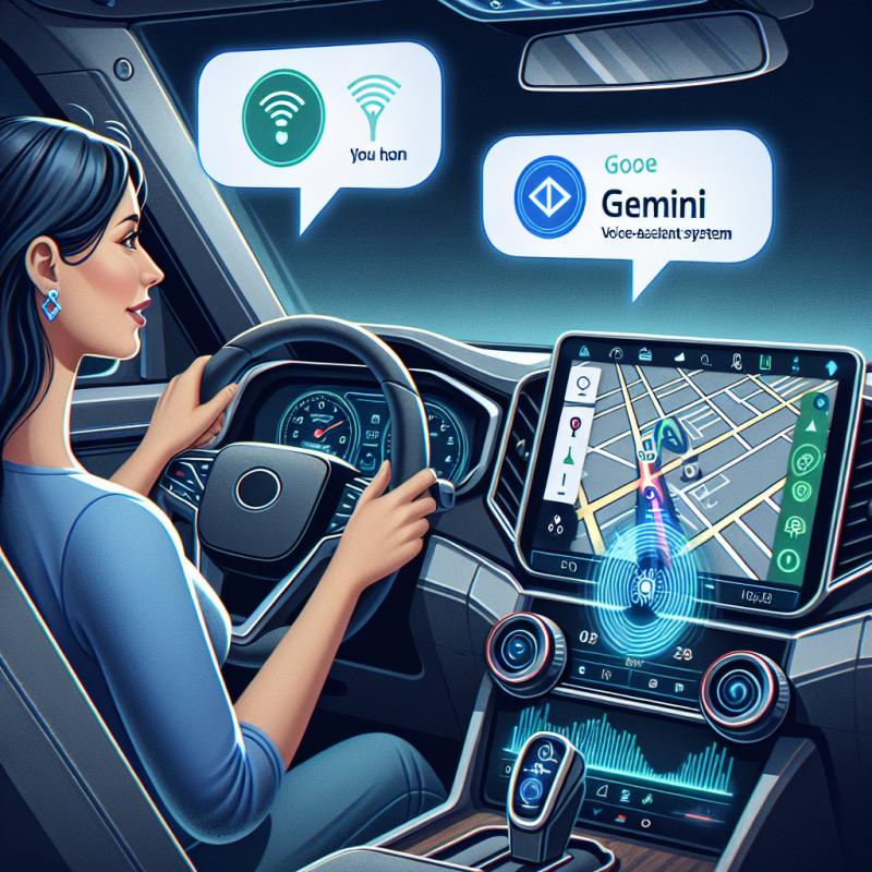 Illustration of Google Maps intègre Gemini pour améliorer la navigation et l'utilisation mains libres