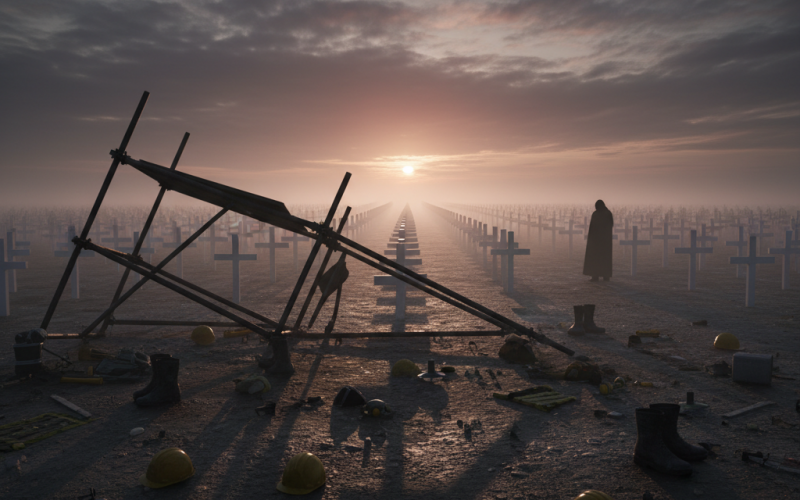 Illustration of Une hécatombe silencieuse: pourquoi le nombre de morts au travail est à son plus haut niveau avec 764 décès en 2024