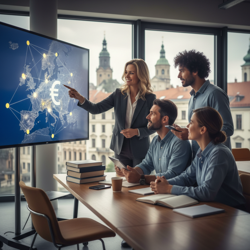 Illustration of Education des adultes : de plus en plus de projets financés par l’Union européenne - Centre Inffo