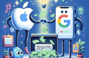 Illustration of Apple est proche d'un accord pour verser 1 milliard de dollars par an à Google afin de doper le nouveau Siri, selon un rapport