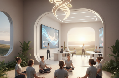 Illustration of Obiance passe de prestataire à école du bien‑être en entreprise - Centre Inffo