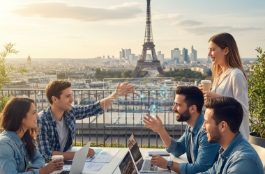 Illustration of "Paris est le meilleur endroit en Europe actuellement": malgré des salaires mirobolants aux États-Unis, ces talents de l'IA veulent travailler en France