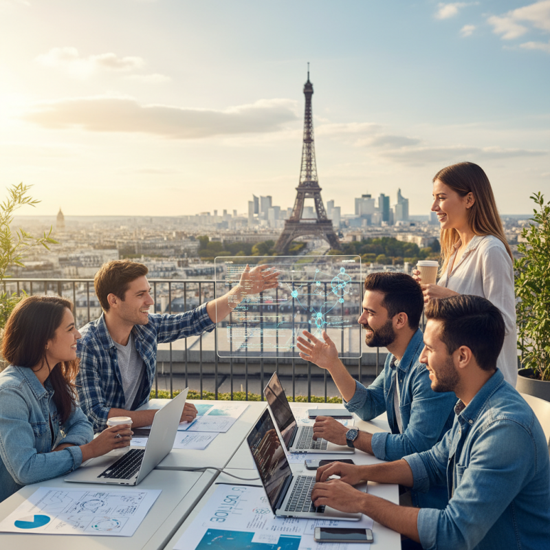 Illustration of "Paris est le meilleur endroit en Europe actuellement": malgré des salaires mirobolants aux États-Unis, ces talents de l'IA veulent travailler en France