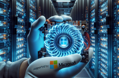 Illustration of VEIR soutenu par Microsoft introduit les supraconducteurs dans les centres de données