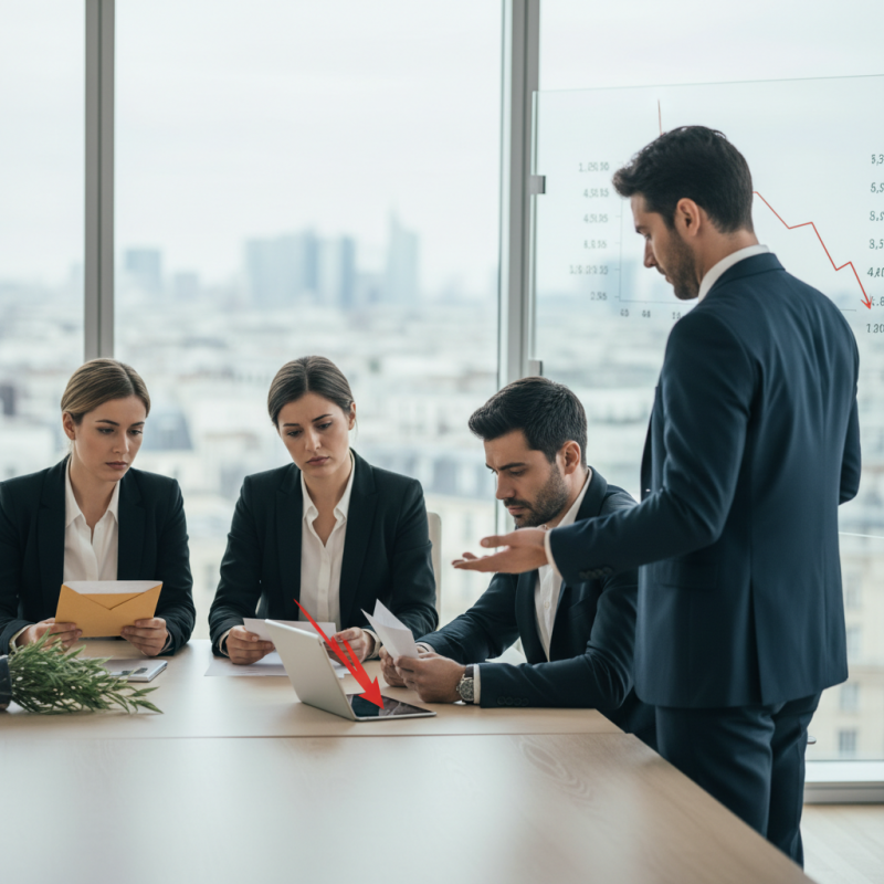 Illustration of Un salaire médian de 55.000 euros mais pas d'augmentation pour la moitié d'entre eux : les cadres français bien moins lotis que l'année dernière