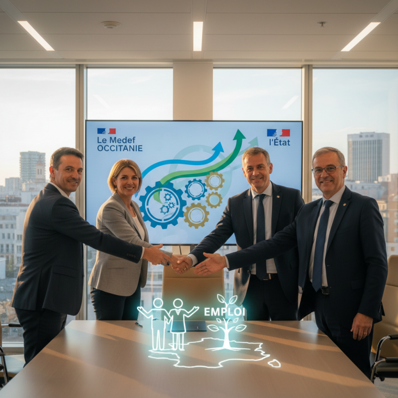 Illustration of Le Medef Occitanie et l’État s’allient pour l’emploi des seniors - Centre Inffo