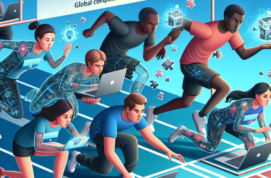 Illustration of La course mondiale pour la couche d'application IA est toujours en cours