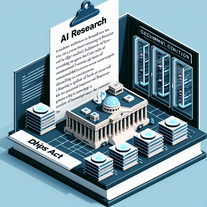 Illustration of OpenAI demande à l'administration Trump d'élargir le crédit d'impôt de la loi Chips pour couvrir les centres de données