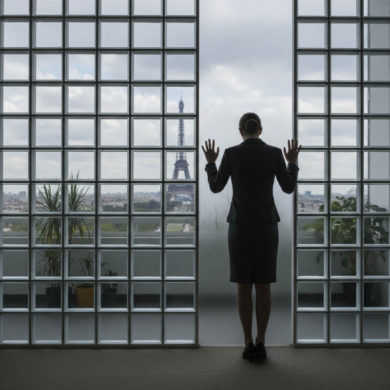 Illustration of On stagne, on ne prend pas de responsabilité et on reste bloqué au même salaire... Pourquoi en France le manque de perspectives emmure les salariés dans le mal-être au travail