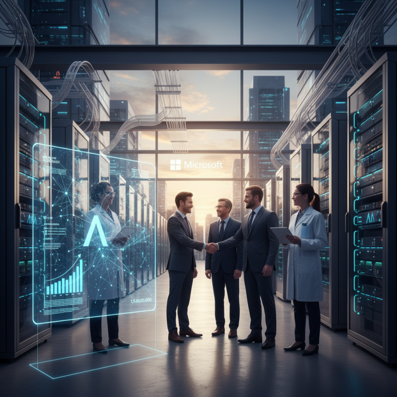 Illustration of Le fournisseur de centres de données AI Lambda lève 1,5 milliard de dollars après un accord multibillionnaire avec Microsoft