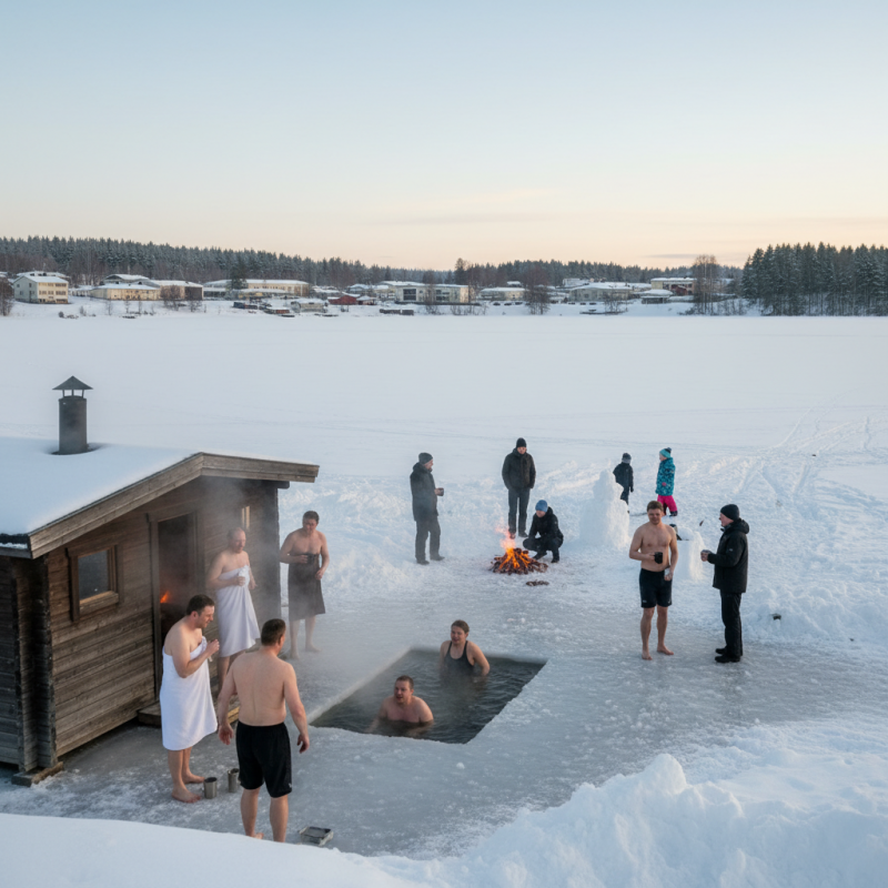 Illustration of Deux ans de récession, chômage à plus de 10%, déficit public record et pourtant les Finlandais sont le peuple le plus heureux du monde: comme l'UE, le pays peut-il n'être qu'une "superpuissance du mode de vie"?