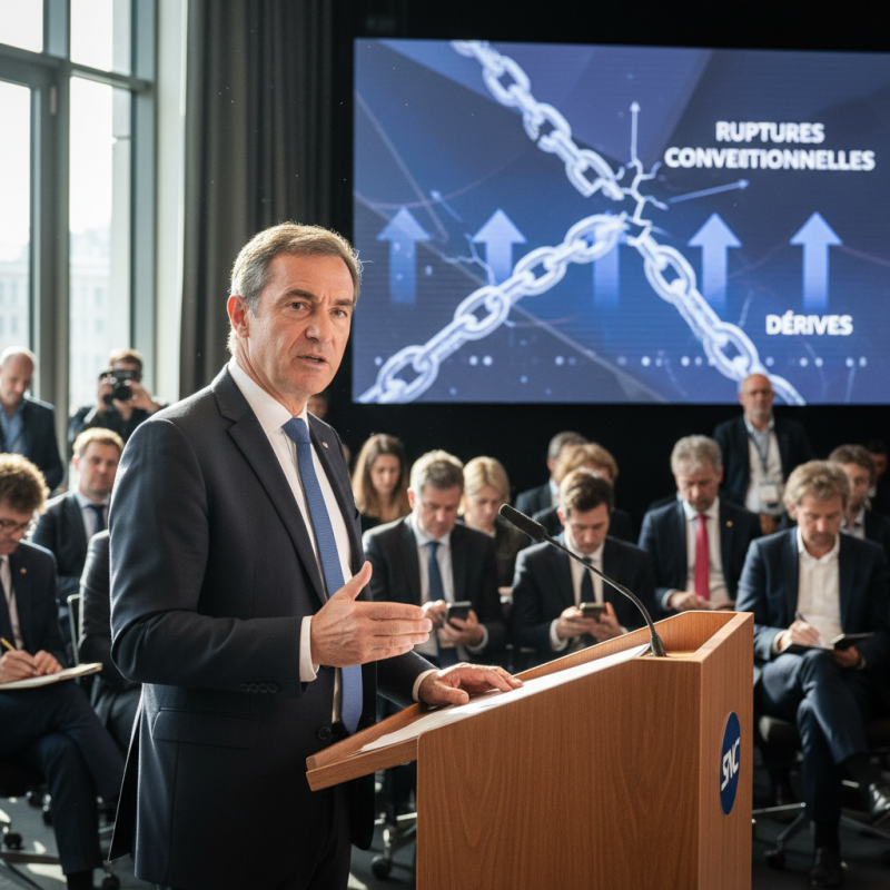 Illustration of Après la polémique, Jean-Pierre Farandou maintient qu'il y a "des dérives" dans les ruptures conventionnelles