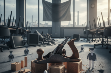 Illustration of Plus de 60.000 emplois salariés détruits au 3e trimestre, les deux tiers à cause du coup de rabot du gouvernement sur les aides à l'apprentissage