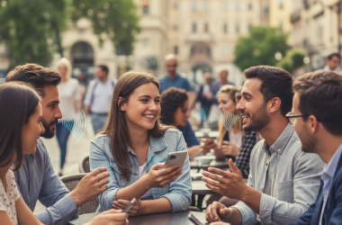 Illustration of Known utilise l'IA vocale pour vous aider à multiplier les rencontres en face à face