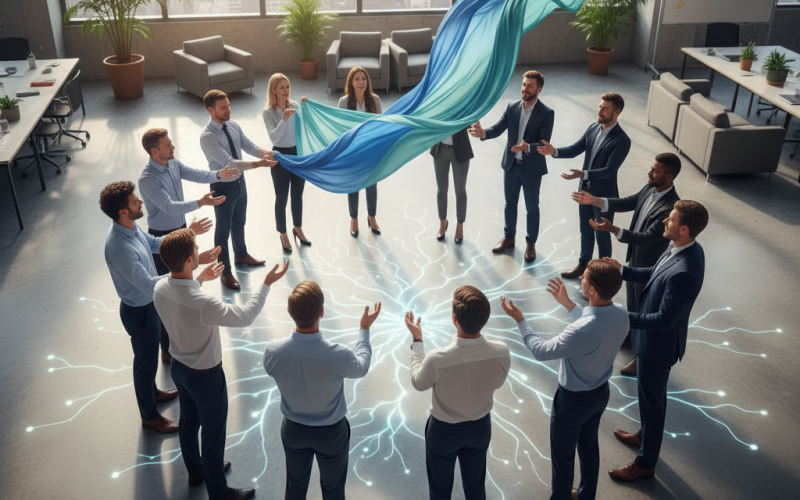 Illustration of Gestion du changement : renouer avec l'engagement des salariés