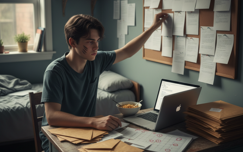 Illustration of "J'ai dû envoyer plus de 600 mails": depuis la baisse des aides de l'État, trouver un apprentissage est devenu un parcours du combat"