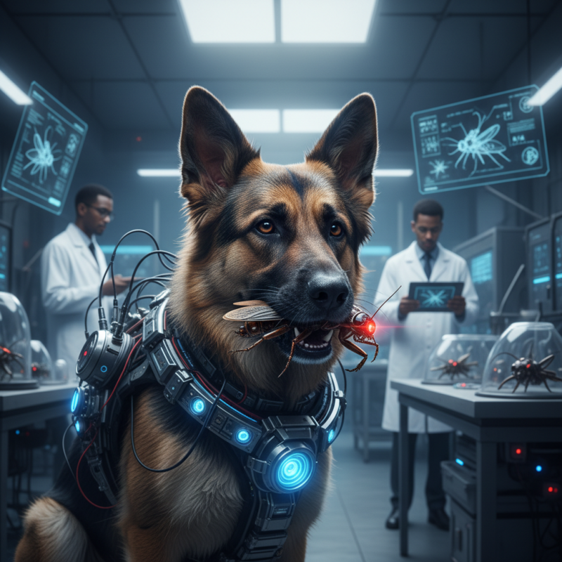 Illustration of L'Allemagne transforme des cafards en espions cyborgs | Le site de Korben