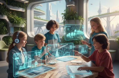 Illustration of Génération Alpha : comment elle imagine le travail en 2040